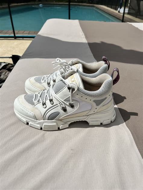 gucci flashtrek white|gucci flashtrek used.